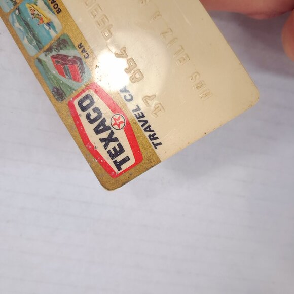 Vintage Texaco Travel Card Oil Gas Car Boats Plane Illustrated Vehicles - Picture 3 of 11